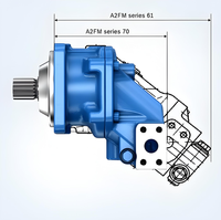 Pompe à piston axial hydraulique à déplacement variable en gros Hydraulico A2FM16-61W-VAB030 Feici 500 psi haute pression 16 cm³/400 cc