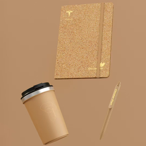 Tùy chỉnh thân thiện với môi A5 máy tính xách tay Bộ quà tặng với PU nhiệt Mug hộp và bìa cứng chai nước văn phòng phẩm Set - Product Image 5