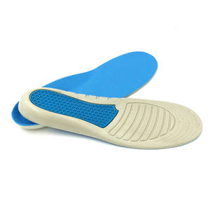 Neutrale schwarz-blaue Sport-PU-Schaum stoß dämpfende Massage gel Arbeits stiefel Innen sohle - Product Image 5