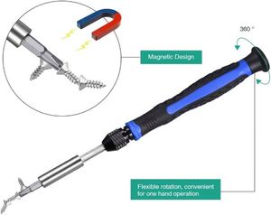 152 1 Rechargeable Lithium-Ion Electric <b>Screwdriver</b> <b>Set</b> N0.35 Torque 350mAh 200RPM DIY Mobile Phone Computer Cloth Bag Repair - Product Image 2