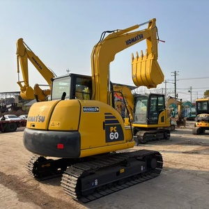 รถขุดขนาดเล็ก Komatsu PC60 มือสองขายดี สำหรับขุดฐานรากบ้าน - ราคาถูกกว่าใหม่ 40% สภาพดี ลดราคา - Product Image 1
