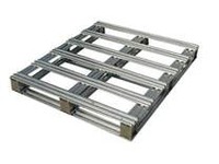 Palettes en acier galvanisé XZY non assemblées, capacité de stockage de 1000 kg