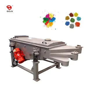 Customized Industrial Spice Salt Raw Material Plastic Pellets Granule Vibration Sieve Linear Vibrating Screen Sifter Machine