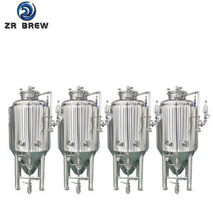 Baril de fermentation <span class=keywords><strong>pour</strong></span> vin 300l 600l Réservoir de fermentation de bière en acier inoxydable Réservoir de fermentation à dessus ouvert Système de brassage de bière - Product Image 1