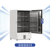 SCITEK -86 ° Congélateur à ultra-basse température C, dégivrage manuel, 338/408/588/728/838L, acier inoxydable 304, écran LCD pour laboratoire