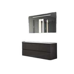Modern Elegant Luxury YAMAN More 5-Year Warranty Square <b>Wall</b> Mount Bathroom Vanity Stone Basin Water-Resistant <b>LED</b> <b>Mirror</b> - Product Image 4