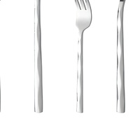 Ensemble de couverts en acier inoxydable diamanté, couteau, fourchette, cuillère pour table de restaurant