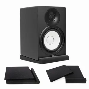 2 Sätze Hochdichtheit Akustikmonitor Isolation Lautsprecher Schaumpolster für 5 Zoll Lautsprecher Studio-Monitor - Product Image 1