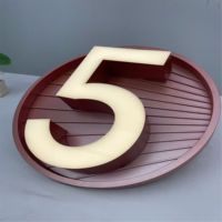 Lettres LED Frontlit Premium 3D Personnalisées en Acrylique, Enseigne Éclairée avec Contrôle Bluetooth/WiFi, Étanchéité IP65 pour Salons de Beauté et Éclairage de Mode