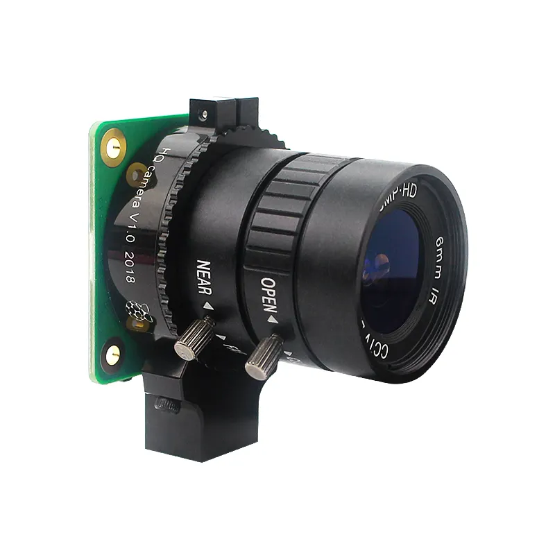 6mm Wide Angle Lens for Raspberry Pi IMX477 Sensor Adjustable Back Focus High Quality Camera