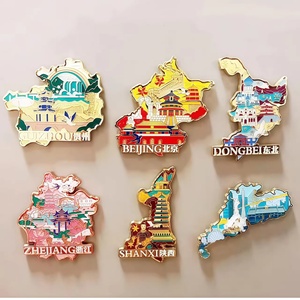 Imanes de Refrigerador de Metal con Logotipo Personalizado, Diseño de Dibujos Animados, Recuerdos de Viaje, Imanes de Refrigerador, Regalos Promocionales - Product Image 6