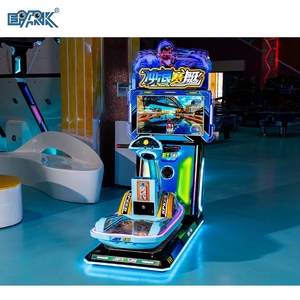 Đồng tiền hoạt động Kiddie đi xe Arcade đua Máy kim loại lái xe mô phỏng với lướt sóng lướt trò chơi chèo thuyền 1 năm bảo hành tiếng Anh - Product Image 3