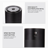 Nano Fog Intelligent AI Chip Spay Light Button Essential Oil Vehicle Humidifier Home Fragrance Humidifier Usb English 3 Hours