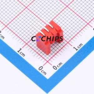 W200110K-3PR2123 Wire-to-Board Pin Header Bent Lead Through Hole,P=2mm Connector 1x3P 2mm Right Angle Insert HY - Product Image 2