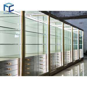 Armoire de rangement antivol pour lunettes de soleil éclairées par LED Vitrine pour lunettes de soleil en verre verrouillable et sûre Présentoir pour lunettes de soleil - Product Image 3