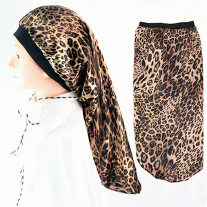 Nouveau bonnet en satin réversible à double couche, taille ajustable, style européen-américain pour femmes, couvre-tête de nuit, vert/rouge - Product Image 5