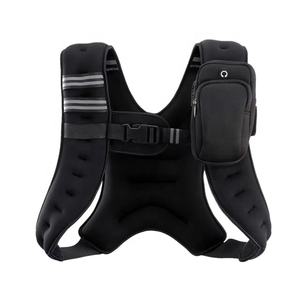 مصنع مخصص اللياقة البدنية فقدان الوزن تجريب سترة رفع الأثقال سترة مرجحة قابل للتعديل لتدريب القوة الجري - Product Image 1