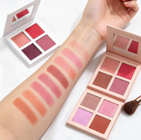 Surligneur crème végétalien pastel 6 couleurs DIY Shades Blush Contour Palette de maquillage