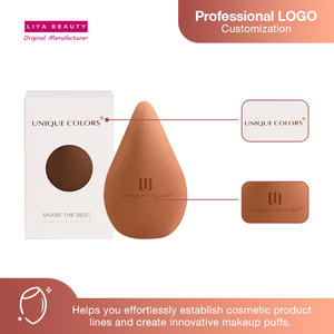 Éponge de maquillage sans latex en gros pour fond de teint liquide et poudre, éponge applicatrice personnalisable avec logo OEM - Product Image 3