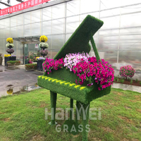 Dekorasi Kota Luar Ruangan Rumput Buatan, Kepala Besar Rusa untuk Taman