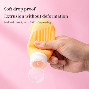 Bouteilles de voyage mignonnes sans BPA pour shampoing et après-shampoing, anti-fuite, forme unique, flacons séparés pour kits de voyage - Product Image 5