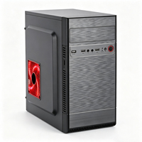 Boîtier de tour d'ordinateur Micro ATX Mini ITX très demandé, 350 mm, 4 emplacements PCI, HDD SSD, refroidissement en maille, accessoires pour PC de jeu de bureau