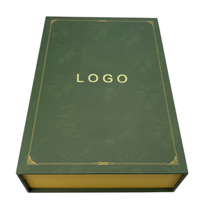 Carton en forme de <span class=keywords><strong>livre</strong></span> recyclable écologique de luxe personnalisé emballage pliable boîte-cadeau de perruque à fermeture magnétique - Product Image 2