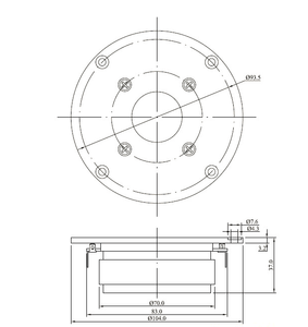 Loa <span class=keywords><strong>tweeter</strong></span> màng mềm hình vòm lụa 4 inch 20W 8 Ohm, thiết kế loa bookshelf tự chế cho người yêu âm thanh - Product Image 6
