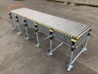 Cinta transportadora de rodillos extensible, flexible y retráctil de potencia eléctrica, a buen precio, gran oferta