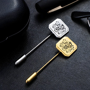 Nhà máy tùy chỉnh kim loại dài kim ve áo <span class=keywords><strong>Pin</strong></span> cho nam giới phù hợp với - Product Image 1