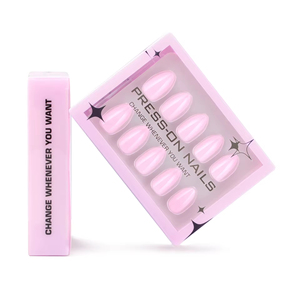 <span class=keywords><strong>Faux</strong></span> <span class=keywords><strong>ongles</strong></span> à presser personnalisés <span class=keywords><strong>en</strong></span> amande courte, 30 pièces, réutilisables, <span class=keywords><strong>en</strong></span> acrylique, couvrance totale, avec emballage personnalisé - Product Image 3