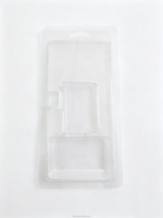 Emballage personnalisé en blister PET séparé avec fermeture à clip pour chargeur de téléphone, câble de données USB, emballage en plastique transparent OEM en gros
