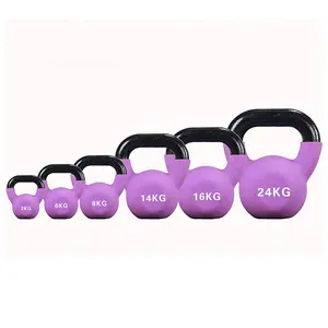 Haltères de gymnastique personnalisées, Kettlebell avec creux réglables, Portable avec poignée de poids