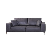 Canapé de luxe moderne, meuble classique, canapé en cuir, ensemble de canapé modulable pour salon à vendre