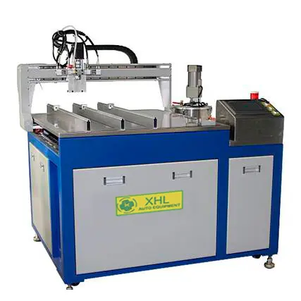 XHL-30B sanayi ekipmanları tutkal çömlek epoksi dolum makinesi XYZ dağıtıcı Robot makinesi