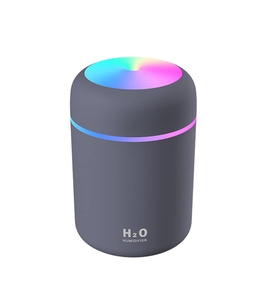 Hot Selling Portable Warm Mist LED Light Mini 300ml H2O Spray Mist <b>Humidifier</b> Aromatherapy Essential Oil <b>Diffuser</b> Color Changing - Product Image 6