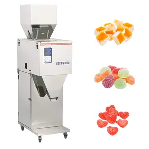 Snacks Grain 25kg Pressure Double Head Manufacture Bottle And Labeler Powder Filling Machine With Belt Conveyor Filling Machine