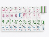 Nouvel ensemble de Mahjong américain sur mesure, tuiles gravées Masters, 4 couches, 160 pièces, vert jade Hawaï, pour fêtes de jardin et clubs