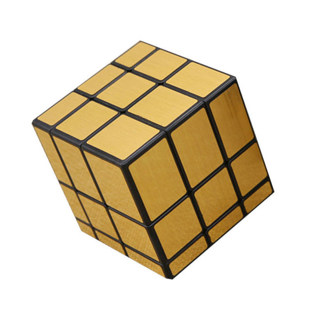 QiYi Mirror Speed Magic Cube Puzzle 3x3x3 Speed Cube Decompression Fidget Toy Competition Magic Cube for Adult and Kids