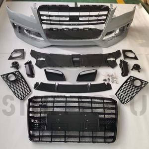 สำหรับการอัพเกรด <span class=keywords><strong>AUDI</strong></span> A8 2011-2018เป็นชุดบอดี้สไตล์ S8 RS8ประกอบด้วยกันชนหน้าพร้อมกระจังหน้า - Product Image 2