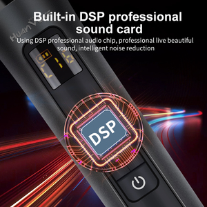 Micrófono de tarjeta de sonido Huayi Voice H20 de nuevo diseño, micrófono con efectos de tarjeta de sonido con reducción de ruido y reverberación. - Product Image 5