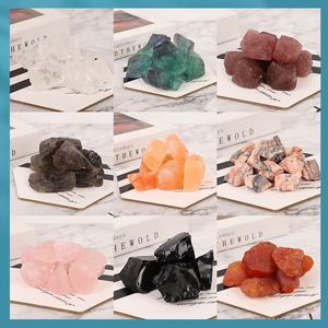 หินบำบัดธรรมชาติแบบขายส่ง โรสควอตซ์สีชมพู ฟลูออไรต์สีเขียว ทัวร์มาลีนสีดำ หินดิบ ผลิตภัณฑ์งานฝีมือคริสตัลอื่นๆ - Product Image 3