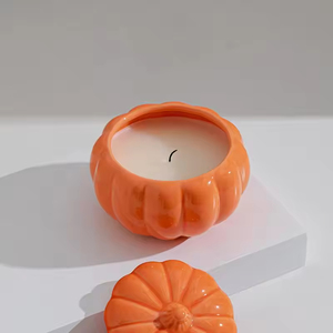 Portavelas de Cerámica Creativo con Forma de Calabaza para Aromaterapia, Jarrón Decorativo para el Hogar, Portavelas y Frascos de Cerámica - Product Image 5