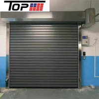 Puerta de Garaje Enrollable Eléctrica de Acero Galvanizado con Control Remoto, Venta al Por Mayor Directa de Fábrica