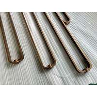 Panneau de clôture extérieur de luxe en laiton doré antique pour escaliers, porches et maisons, avec balustrade et treillis