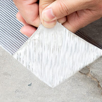 Ruban d'étanchéité en butyl auto-adhésif imperméable TY pour toitures et fissures murales, en feuille d'aluminium