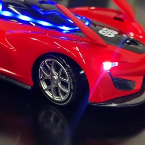 EPT 2.4G 1:18 9채널 <span class=keywords><strong>RC</strong></span> 드리프트 레이싱카 (조명/음악/스프레이 기능, 속도 조절 가능) 어린이용 무선 조종 자동차 - Product Image 4