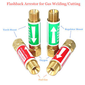 Ensemble d'arrêt de reflux oxygène-acétylène avec embout de régulateur 9/16 pour équipement de soudage - Product Image 3