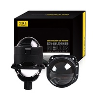 Projecteur de phare LED Sanvi 2,5 pouces à installation non destructive, faisceau haut/bas, pour Accord Audi, lampe de voiture universelle