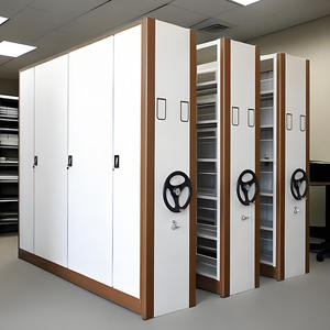 خزانة ملفات فولاذية متحركة ذات أدراج، خزائن ملفات مدمجة، رفوف للمكتبات - Product Image 1